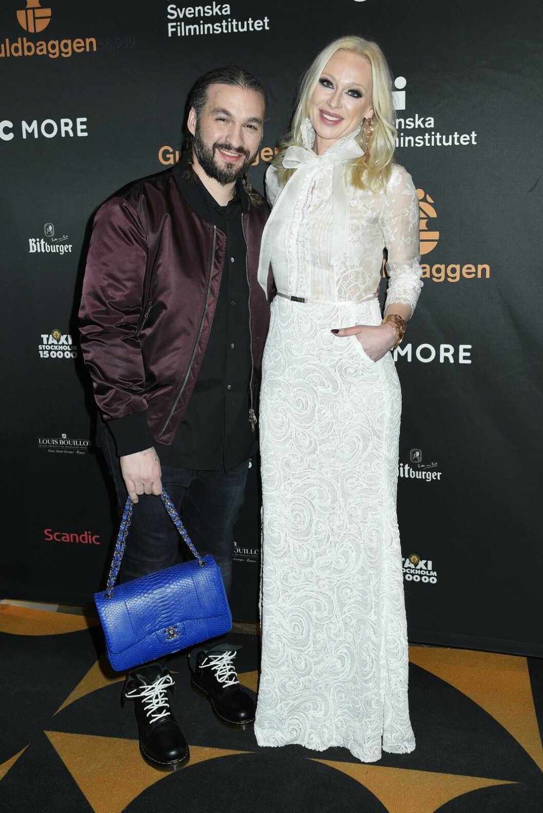 Steve Angello med hustrun Isabel Adrian.