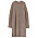 brun stickad klänning för basgarderob höst och vinter 2021