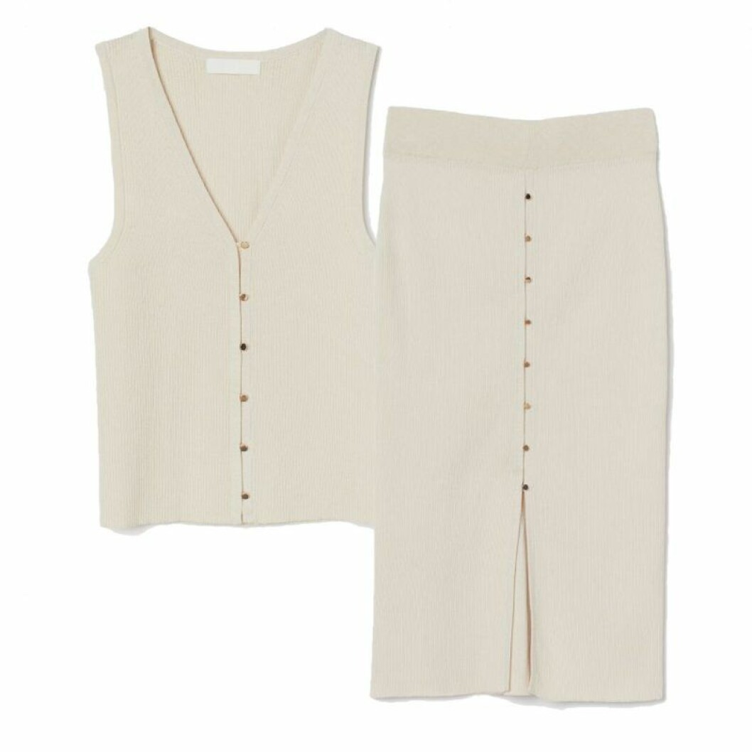 Stickat set från h&m