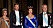 Storhertiginnan Maria Teresa och drottning Silvia och kung Carl Gustaf.
