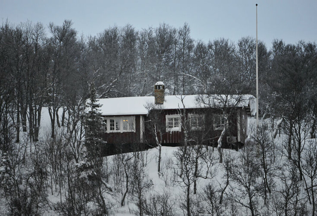 Kungens fiskestuga ligger i Norrland. storlienstugan