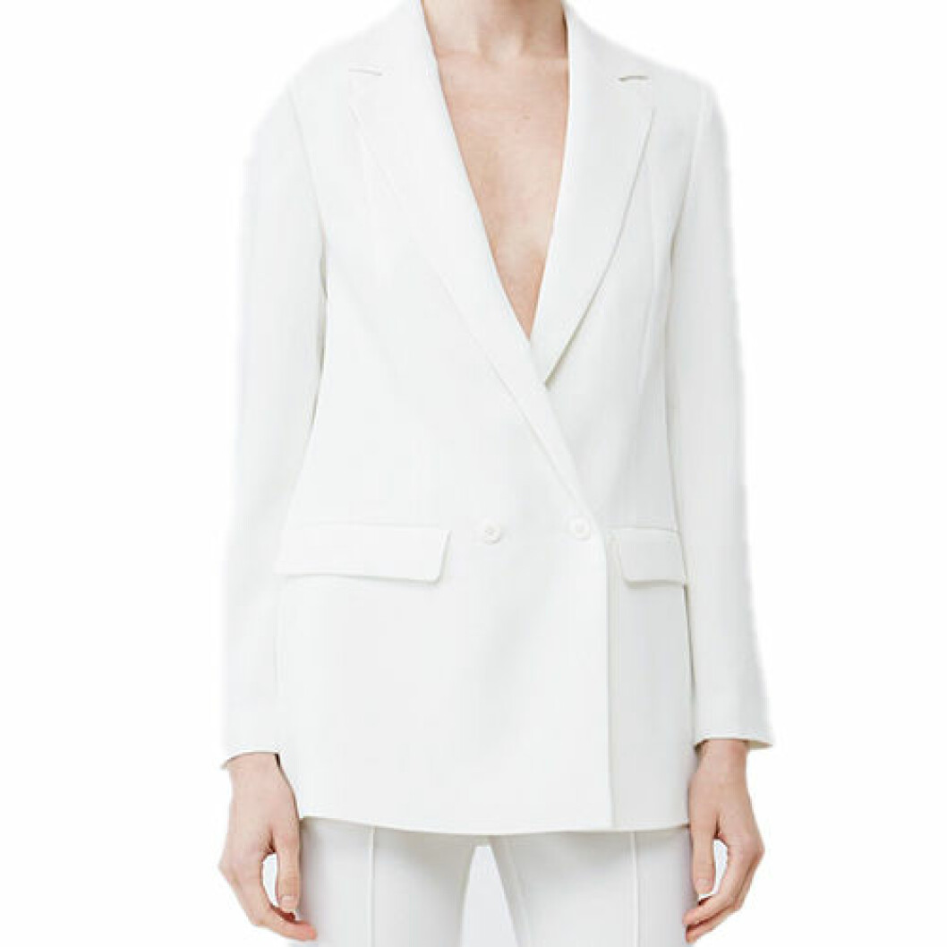 Vit blazer från stylein