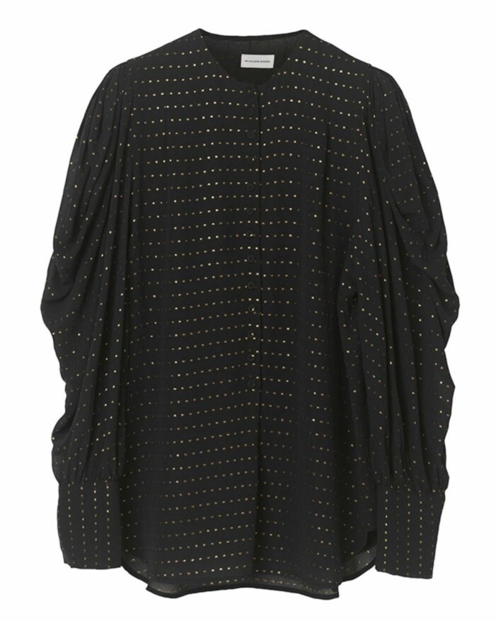 svart blus by malene birger