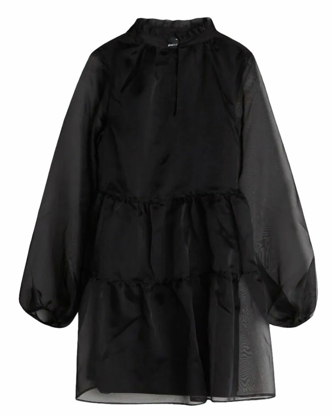 Svart organzaklänning från Gina tricot