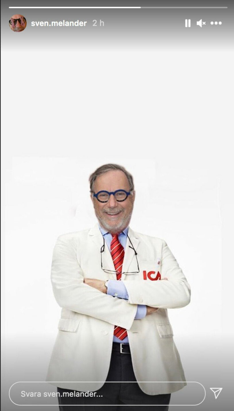 Sven Melanders bild på Instagram Stories var i högsta grad en ledtråd.