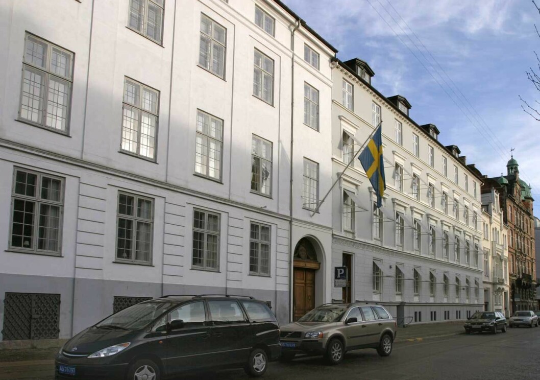Svenska residenset, här blir det power-mingel i kväll. Svenska ambassadörens residens i Köpenhamn.
