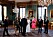 Sverigemiddagen på Stockholms slott börjar med champagnemingel i Bernadottevåningen och fortsätter med välkomstceremonin här i Lovisa Ulrikas matsal. 