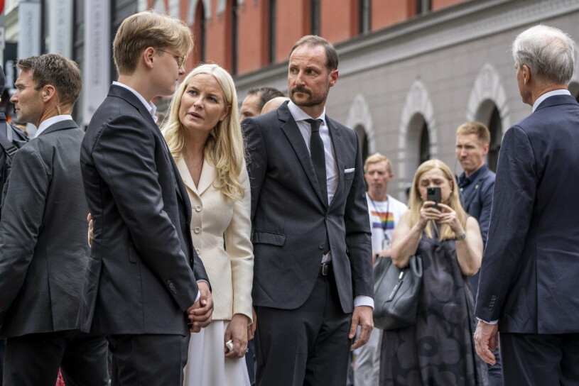 Sverre Magnus av Norge, Kronprinsessan Mette-Marit och Kronprins Haakon
