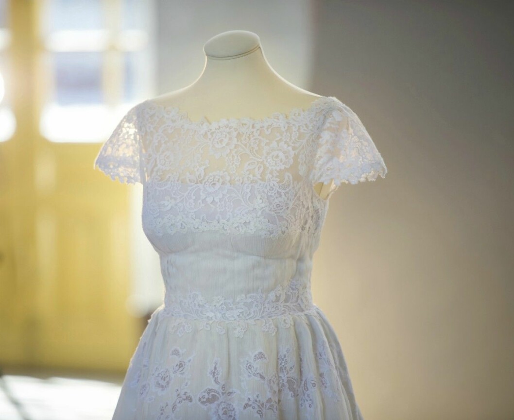 Prinsessan Madeleines bröllopsklänning 2013 skapad av designern Valentino Garavani.