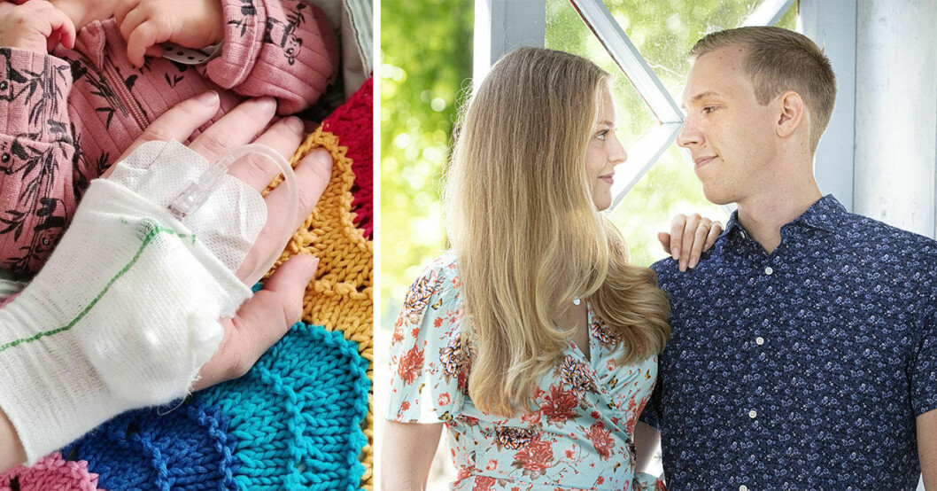 SVT-profilernas vädjan efter den tuffa förlossningen: "Vill bara åka hem"
