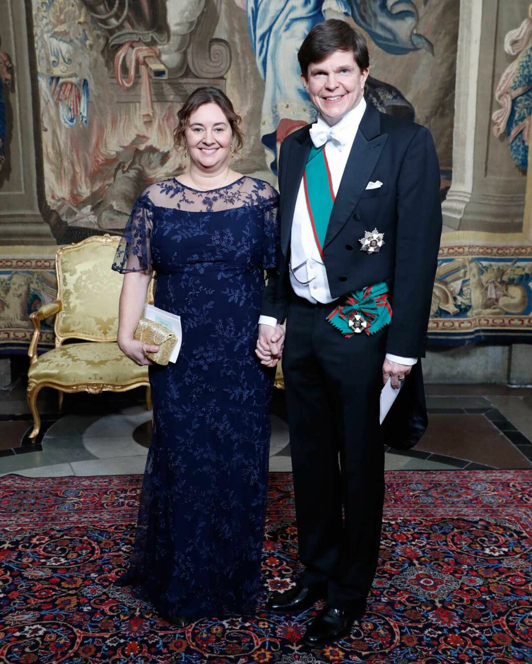Talmannen Andres Norlén med Helena.