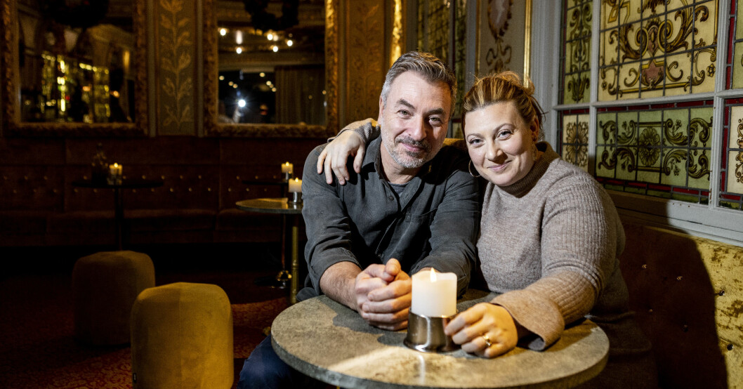 Tareq och Sarah har funnit varandra i musiken. Tareq Taylor och Sarah Dawn Finer