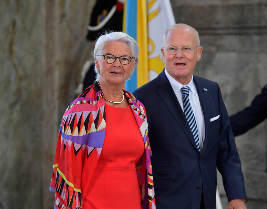 Elisabeth med kärleken Tom Hedelius. elisabeth