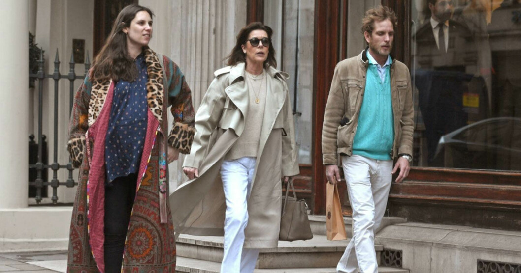 Tatiana, prinsessan Caroline och Andrea.