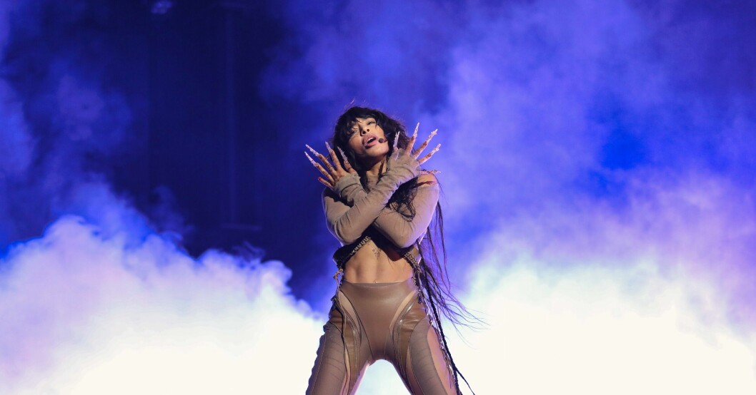 Loreen under ett genrep