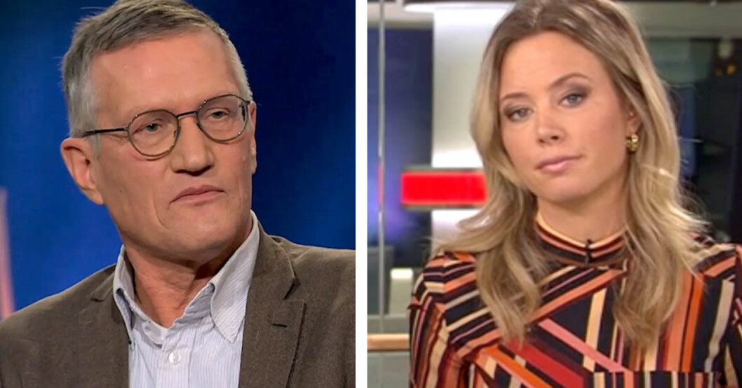 Anders Tegnell fick en oväntad fråga från Carolina Neurath.