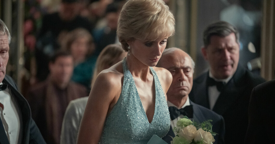 Elizabeth Debicki som prinsessan Diana i The Crown.