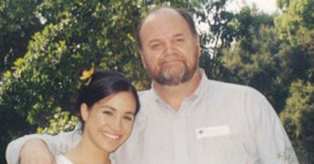 Meghan Markle med sin pappa Thomas Markle. Meghan Markle med sin pappa Thomas Markle.