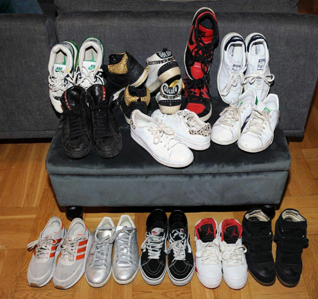 Sneakers kan man inte ha för många av.