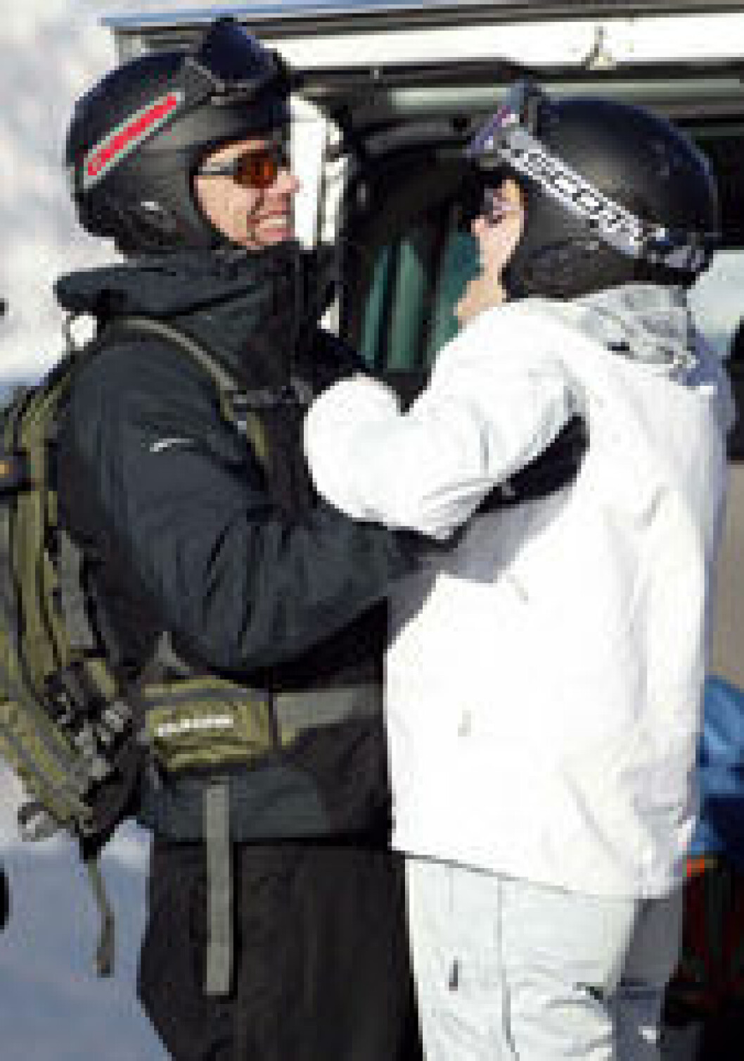 Kronprinsessan Victoria och Daniel Westling i Cortina.