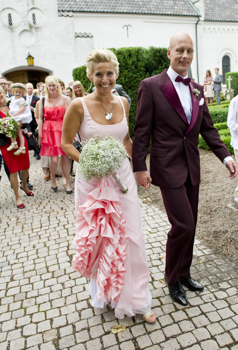 Tina Nordström med maken Martin Holmqvist. Paret gifte sig år 2011. tina nordström med maken martin holmqvist