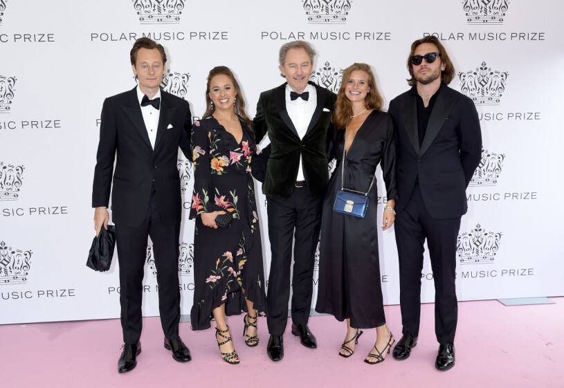 Tomas Ledin med sönerna 2019. John till vänster, och Theo till höger.