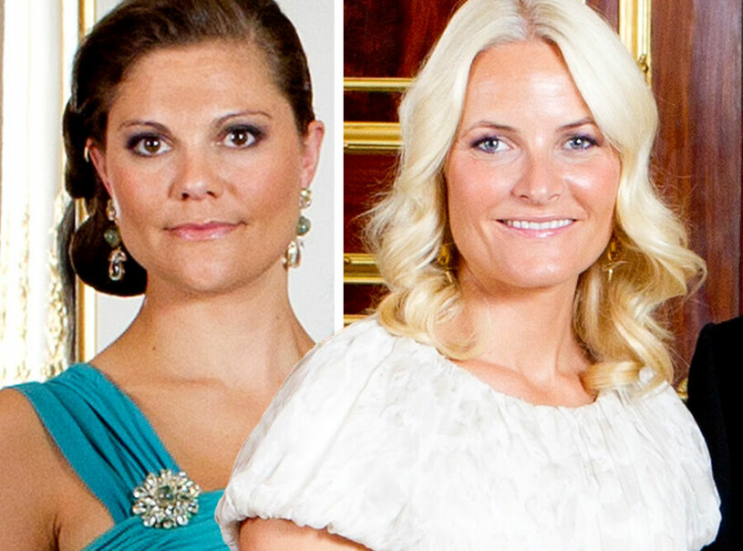 Kronprinsessan Victoria och kronprinsessan Mette-Marit. Kronprinsessan Victoria och kronprinsessan Mette-Marit.