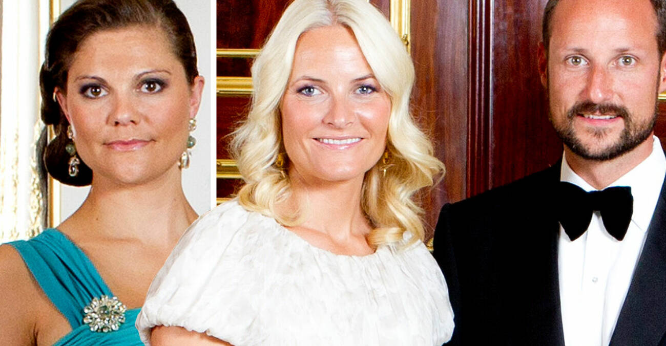 Kronprinsessan Victoria, kronprinsessan Mette-Marit och kronprins Haakon
