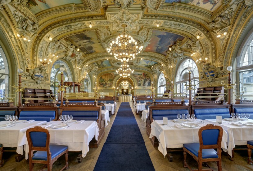 Lyxrestaurangen fick nobben. Restaurangen Le train bleu