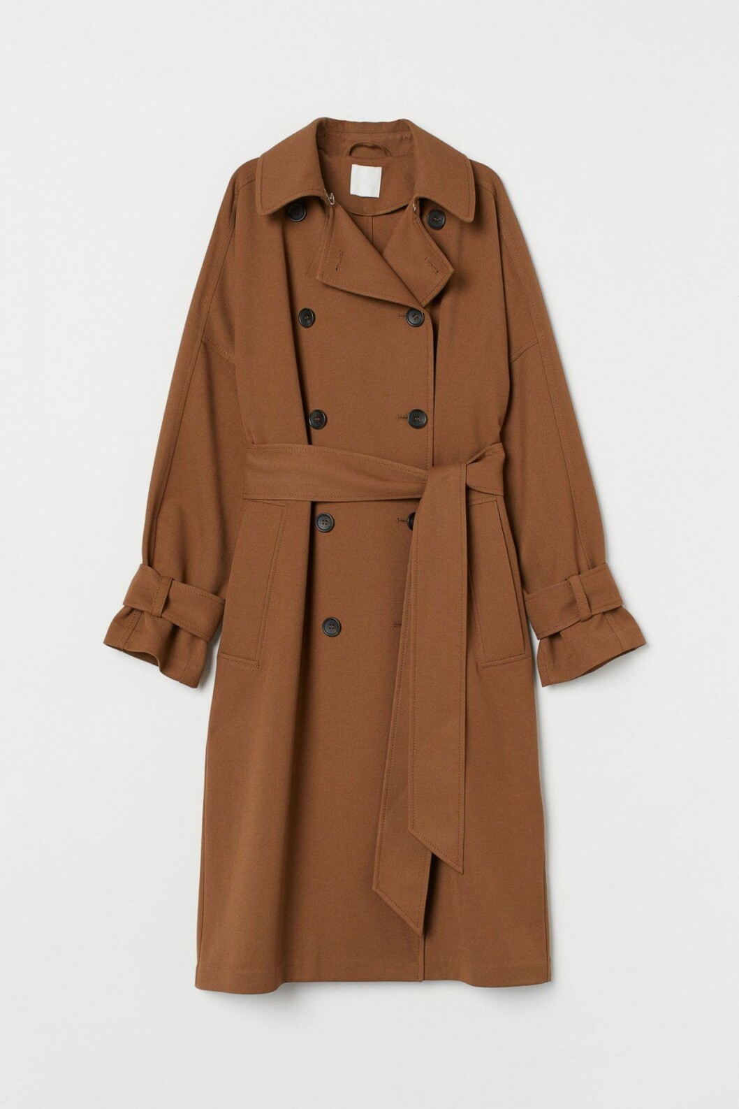 Rostfärgad trenchcoat