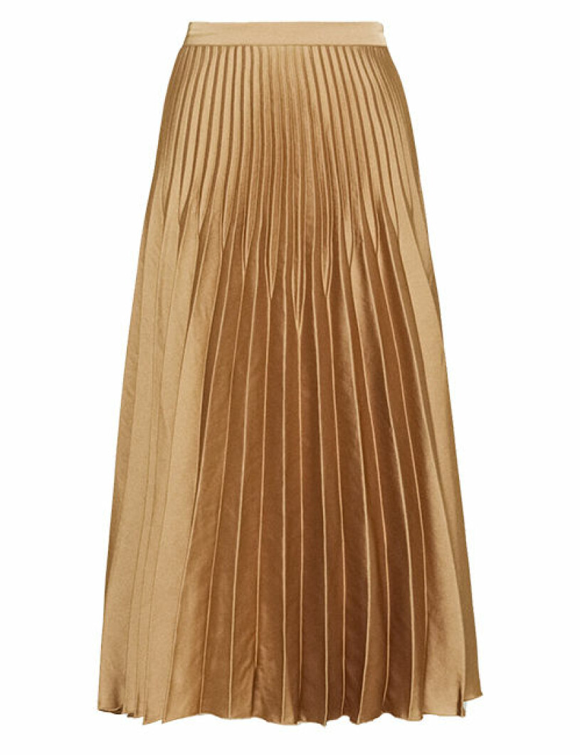 trendig beige kjol