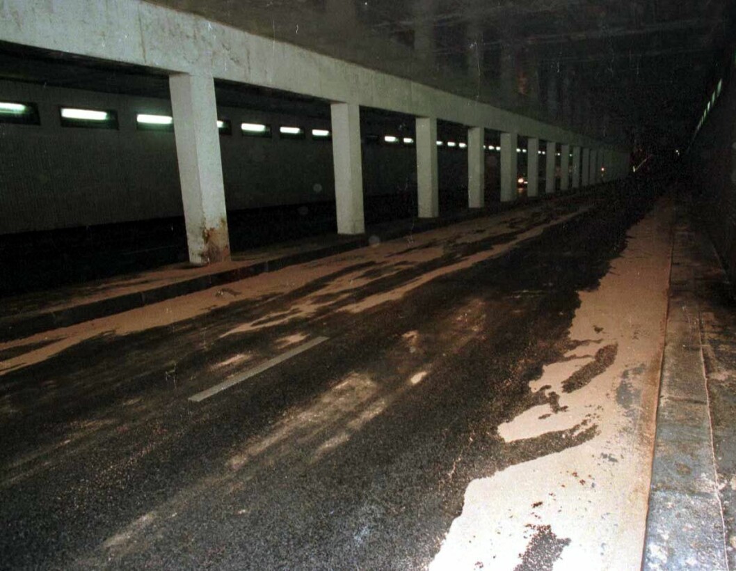 Tunneln där prinsessan Diana skadades svårt. Tunneln där Diana miste livet