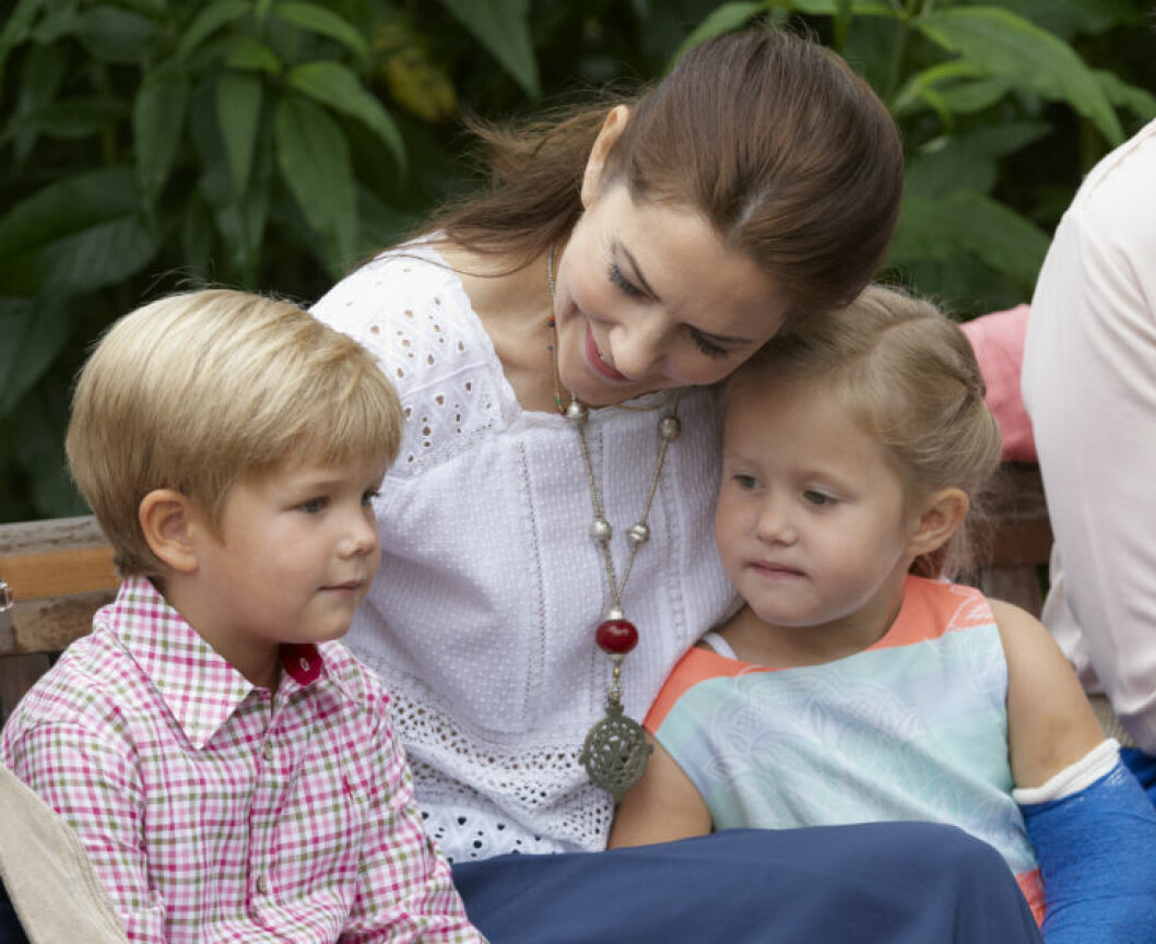 Danska tvillingarna, prins Vincent och prinsessan Josephine.