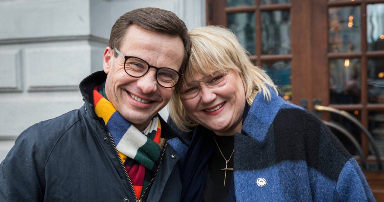 Ulf Kristersson och hustrun Birgitta Ed