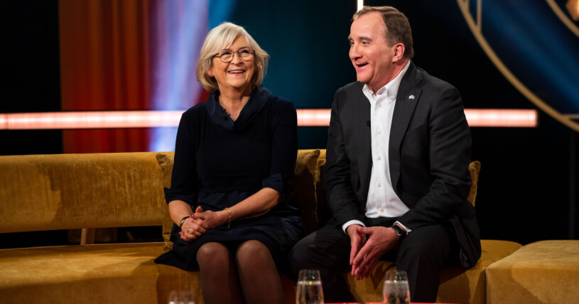 Ulla Löfven och Stefan Löfven bjöd på ett personligt samtal i "Carina Bergfeldt" Ulla Löfven och statsminister Stefan löfven