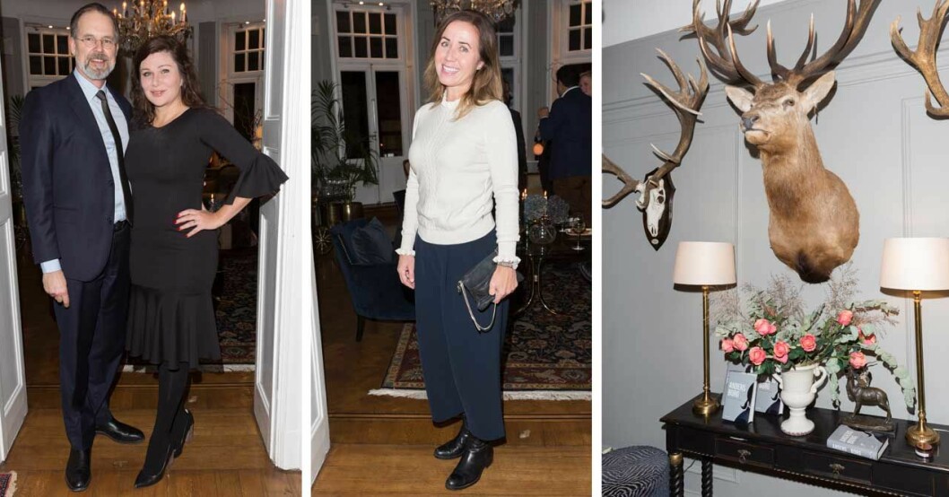 På alldeles strålande humör minglade Filippa Reinfeldt.