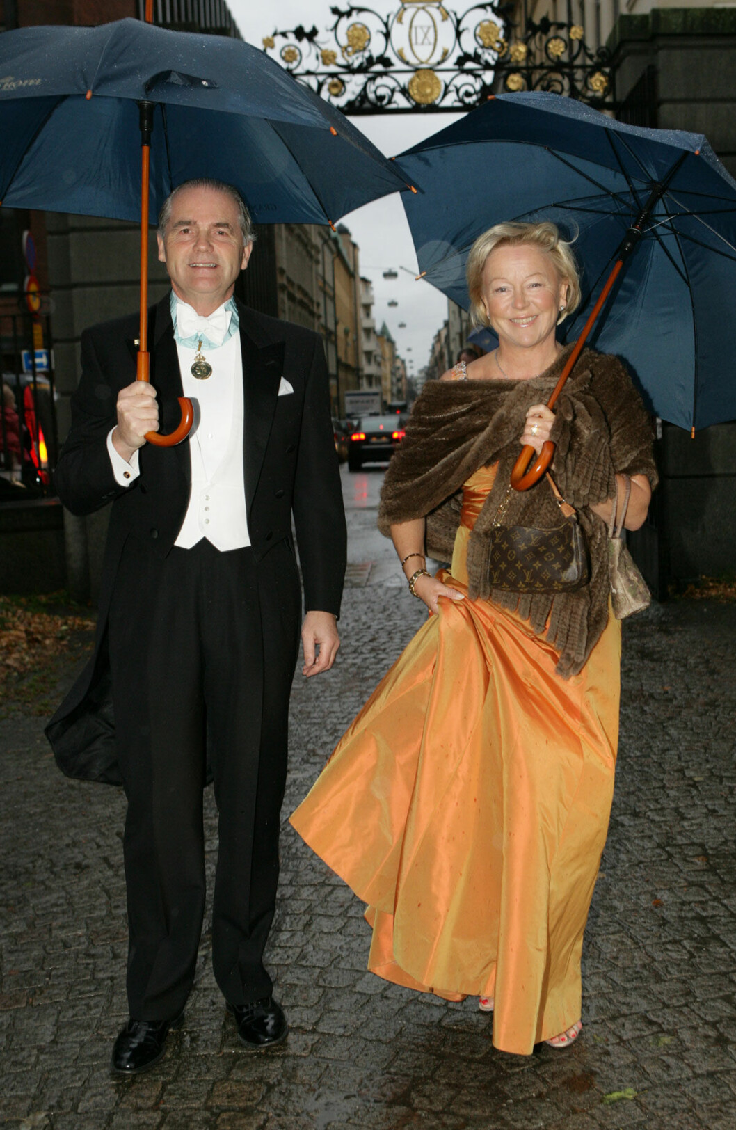 Finansmannen Melker Schörling med fru Kerstin. Melker Schörling med sin fru Kerstin