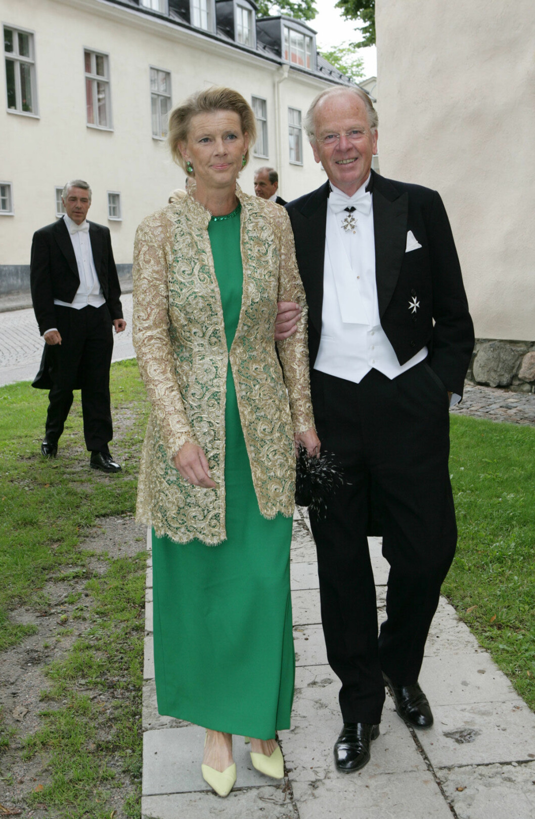 Greve Nils Mörner och fru Cecilia kom från Björksunds slott. Greve Nils Mörner och fru Cecilia.