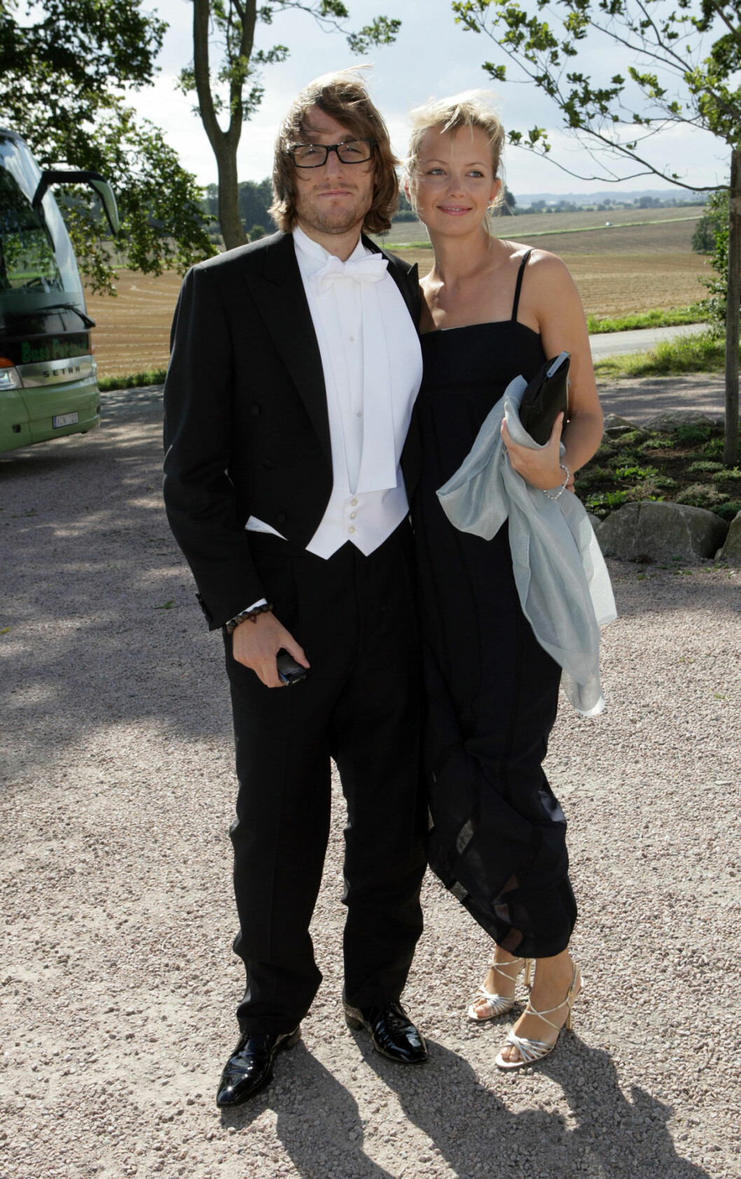 Filmstjärnan Jenny Ulving kom med Tom McCabe.