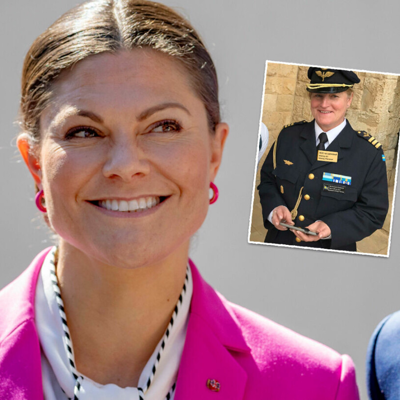 Kronprinsessan och maj månads adjutant Carin Ellström. Till vardags är hon överstelöjtnant och stabschef inom Försvarsmakten. Kronprinsessan Victorias adjutant överstelöjtnant Carin Ellström