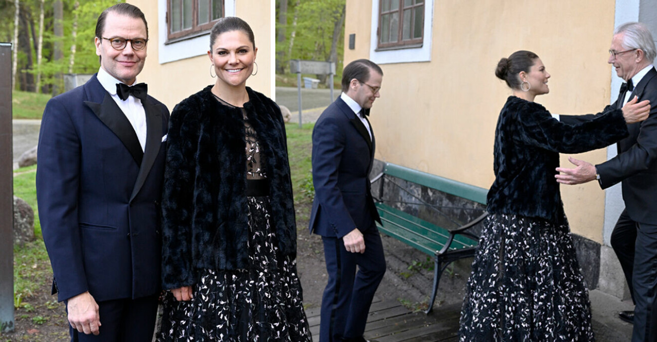 Kronprinsessan Victorias Utekväll På Fest Med Daniel Svensk Dam
