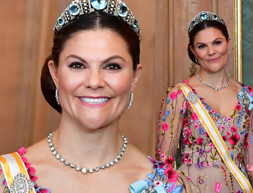 Kronprinsessan Victoria. Kronprinsessan Victoria i tiara