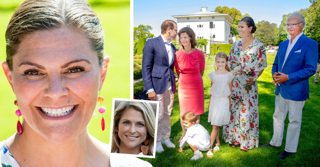 Men vad härligt Victoria – Madeleine kommer på kalaset! Kronprinsessan Victoria och kungafamiljen på Solliden