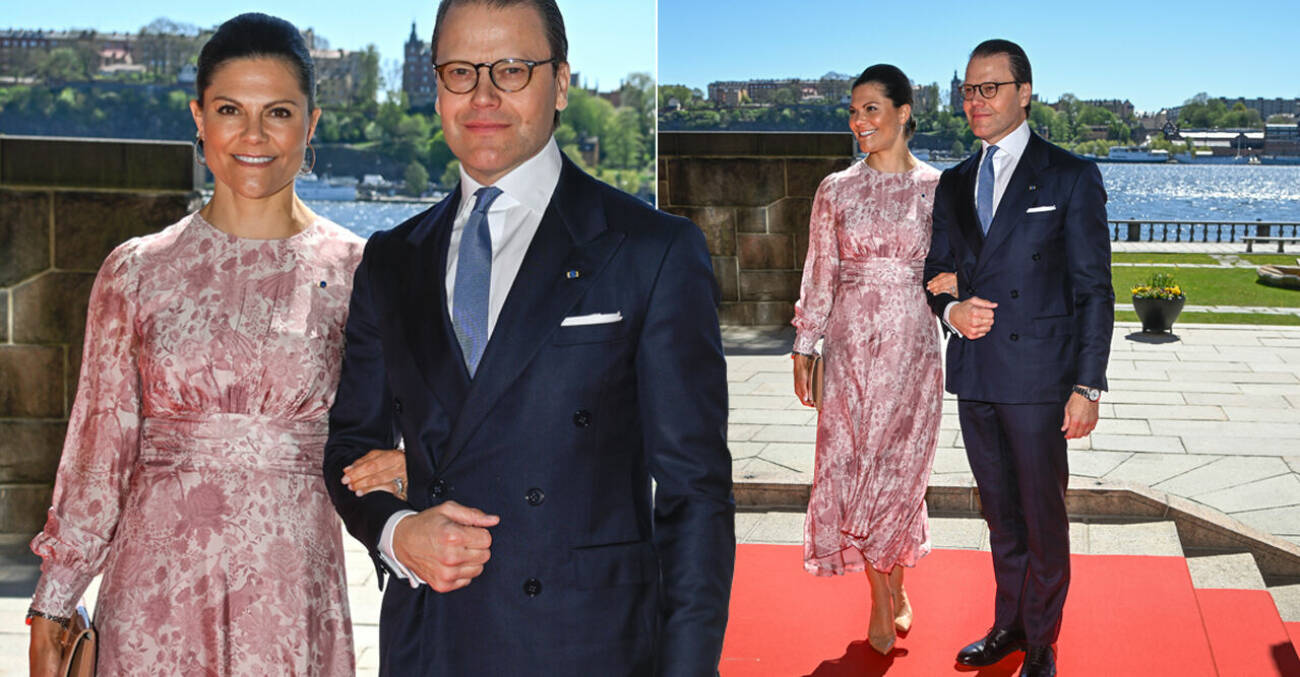 Kronprinsessan Victoria och prins Daniel på Stockholms stadshus