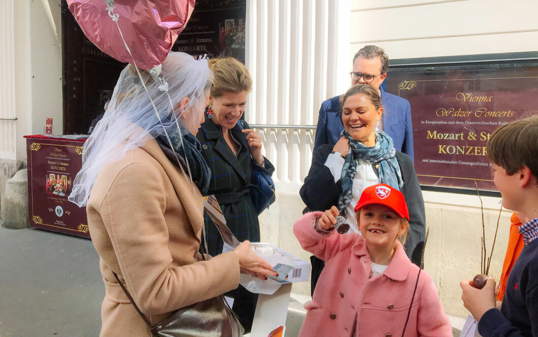 prinsessan estelle kronprinsessan victoria wien