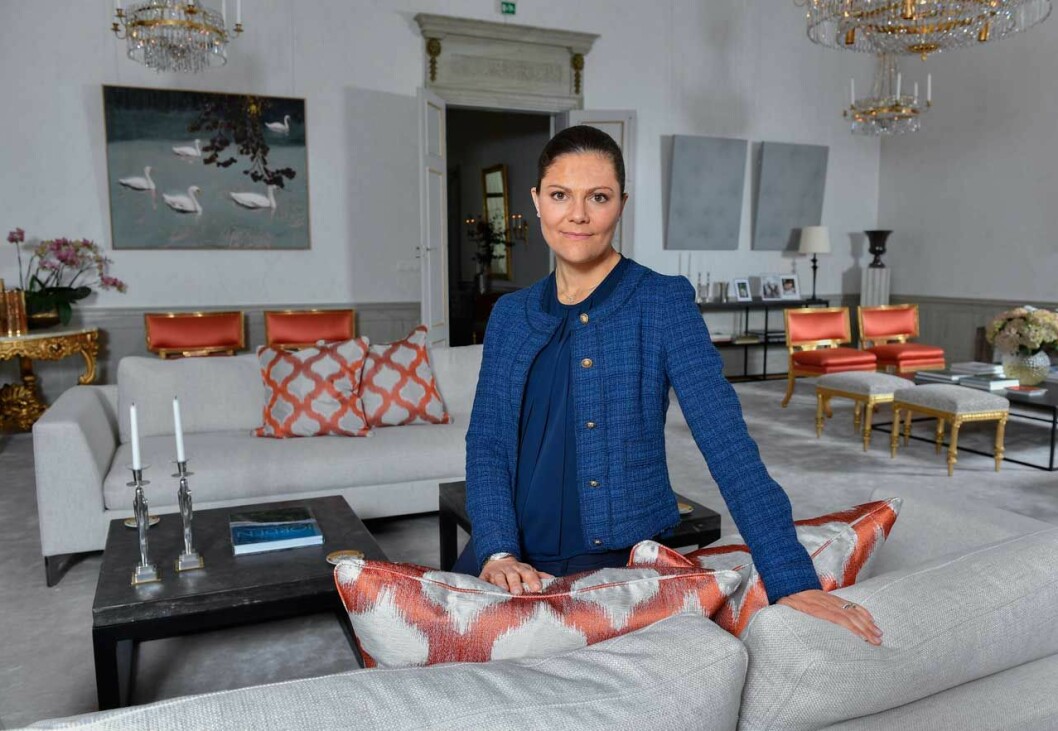 Hemma hos Victoria på Haga slott. Hemma hos Victoria på Haga slott.