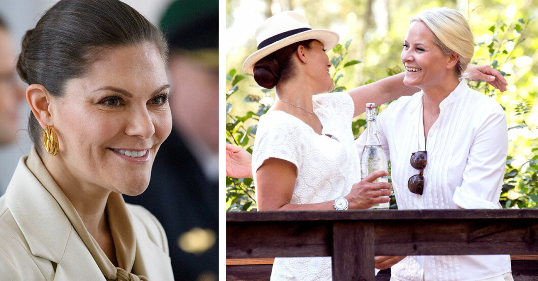 Kollegor – men vänner också! Kronprinsessan Victoria och kronprinsessan Mette-Marit