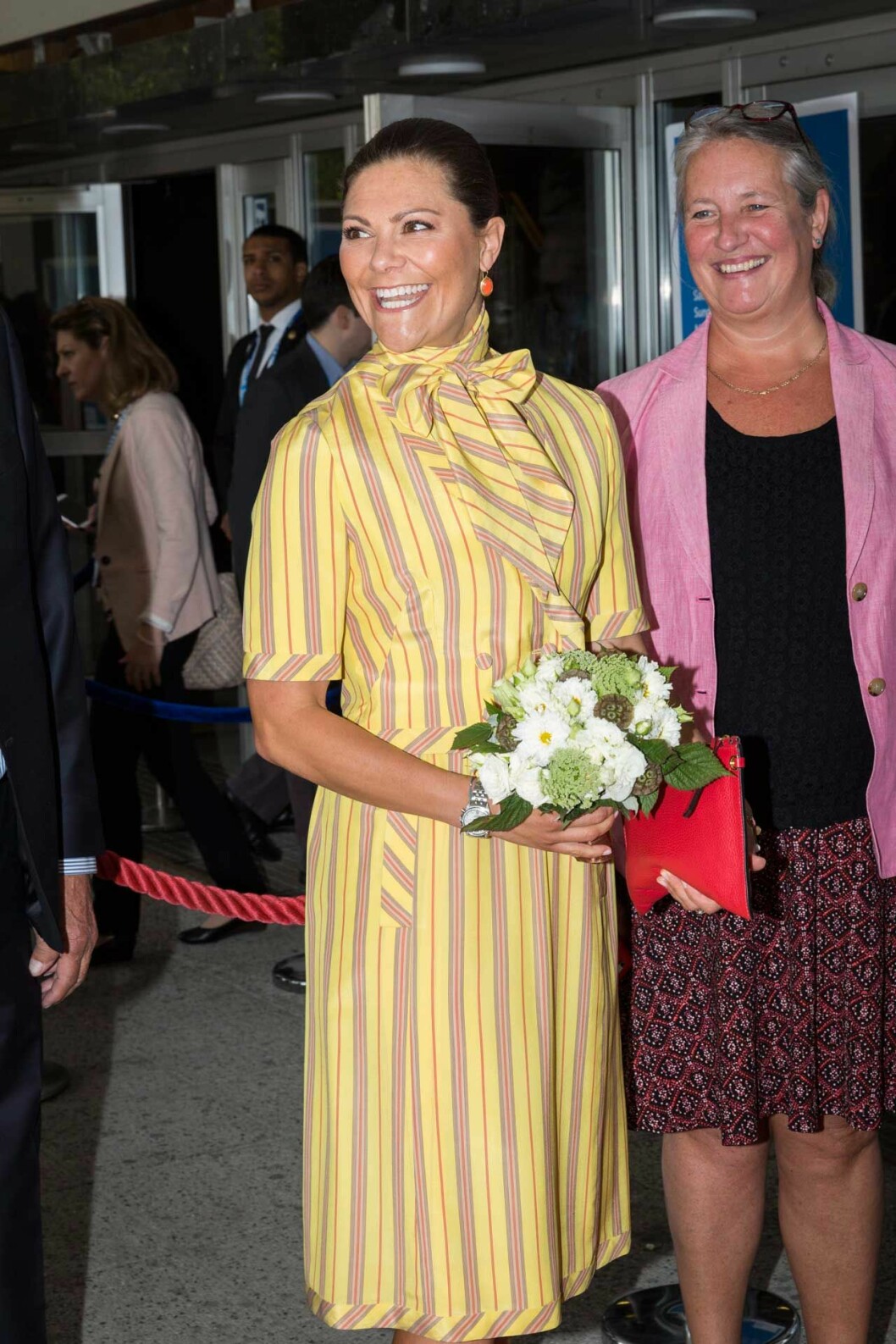 Kronprinsessan Victoria 2017, i sin mammas gamla klänning. Kronprinsessan Victoria 2017