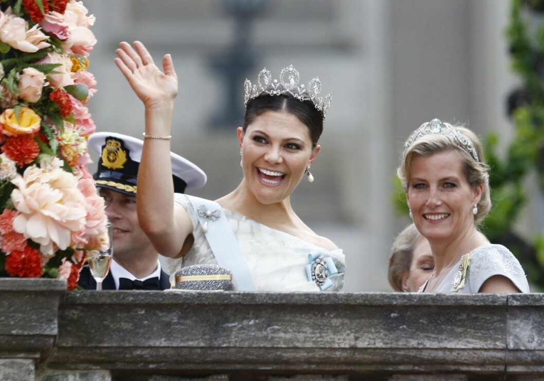 Kronprinsessan 2015, i Prinsessan Sibyllas diadem. Victoria
