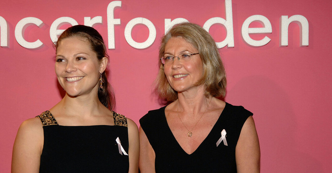 Kronprinsessan Victoria med generalsekreterare Ursula Tengelin. Kronprinsessan Victoria